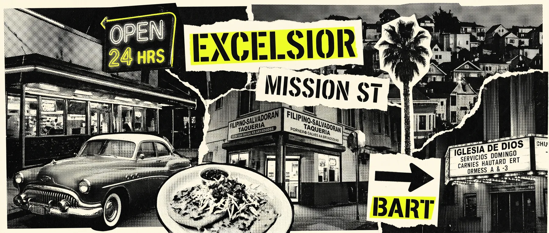 Excelsior — late-night zine collage