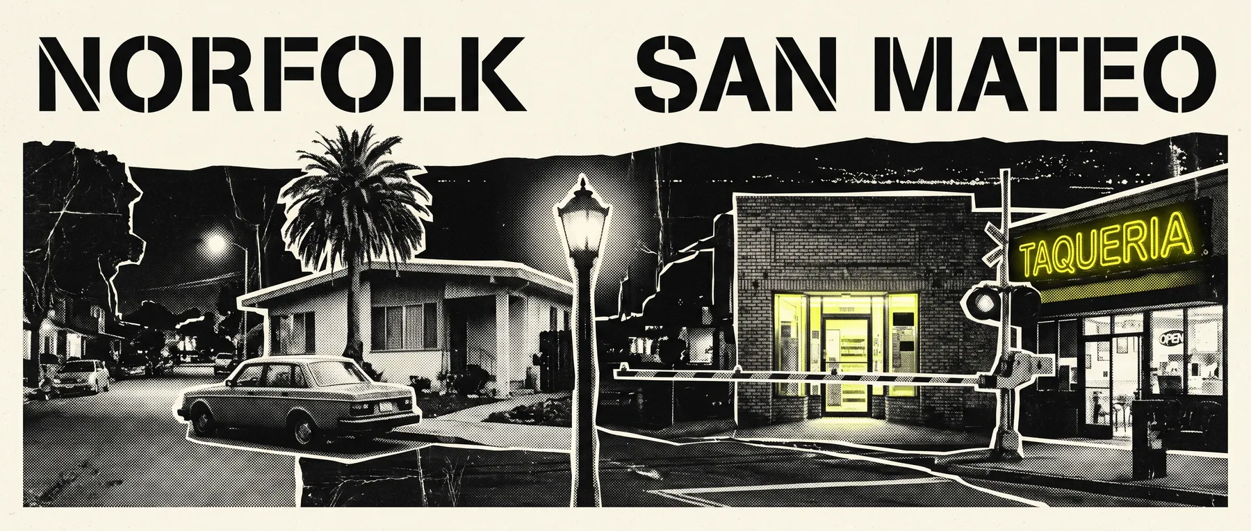 Norfolk — late-night zine collage