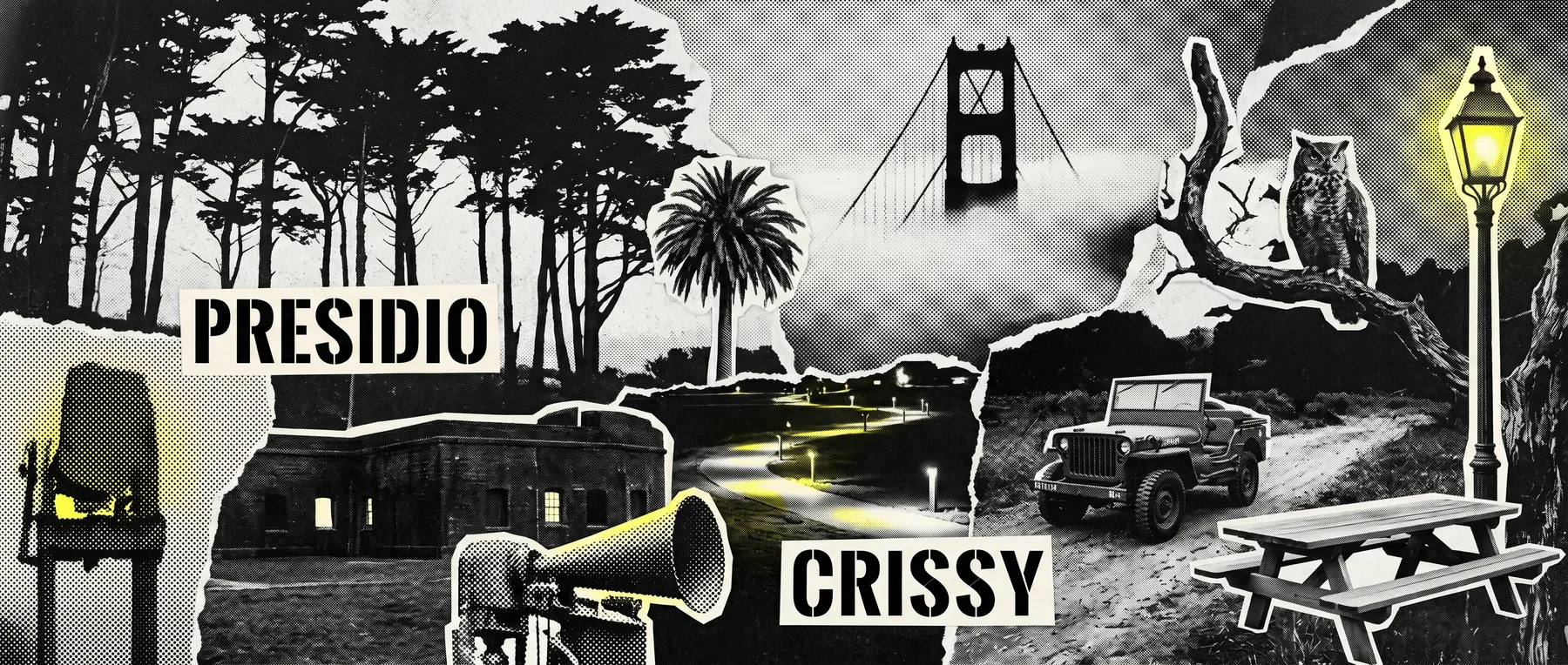 Presidio — late-night zine collage