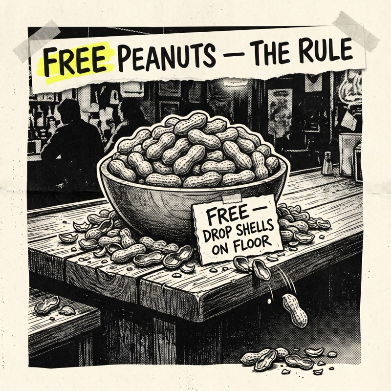 Antonio's Nut House — the gorilla in the cage