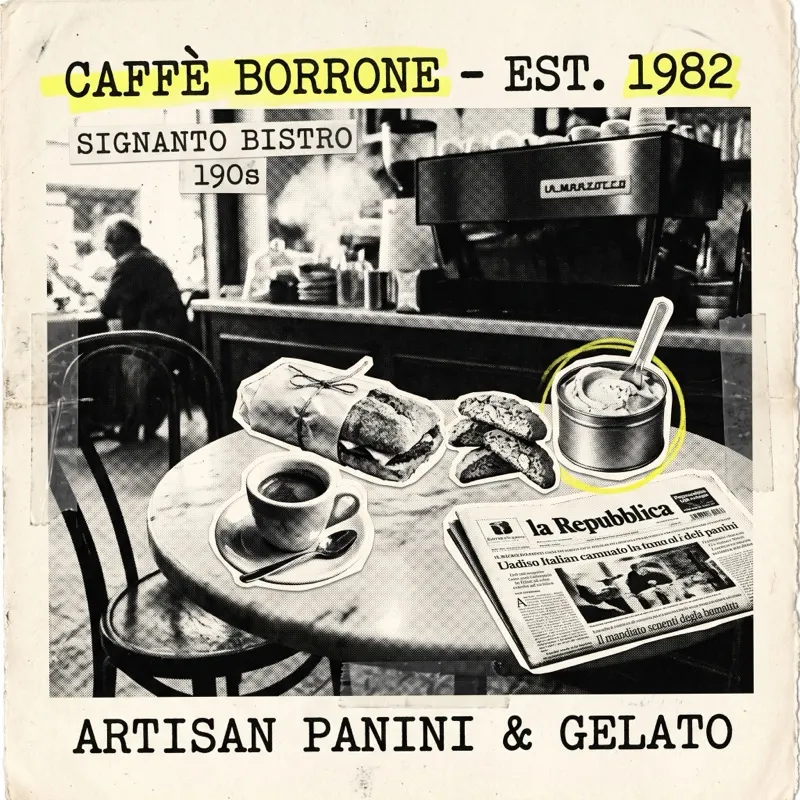 Caffè Borrone — espresso at midnight