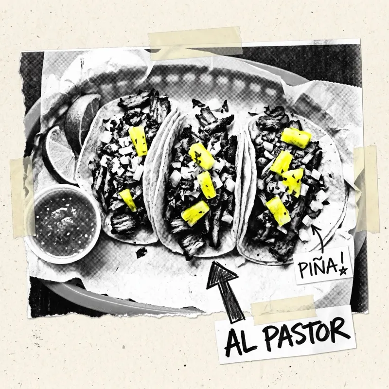 Taquería El Farolito — al pastor tacos w/ pineapple