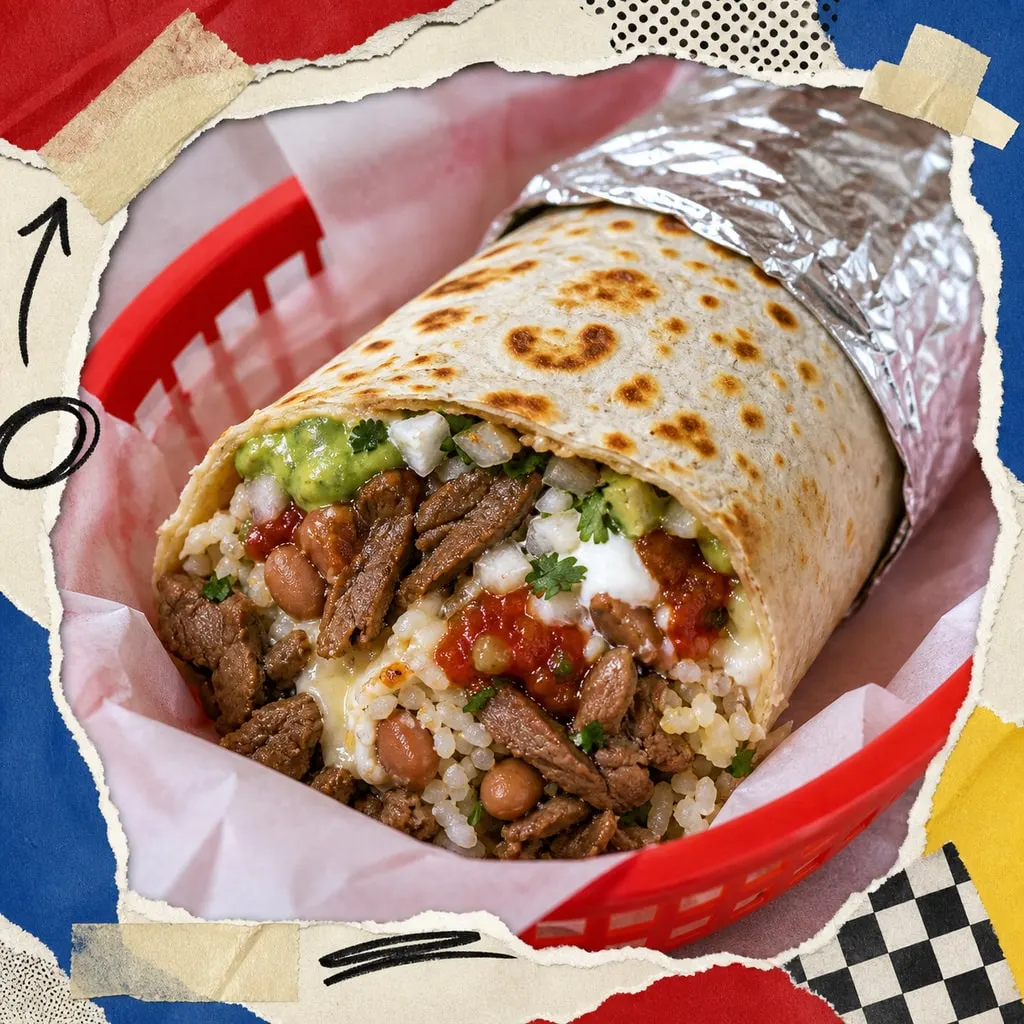Taquería El Farolito — super burrito