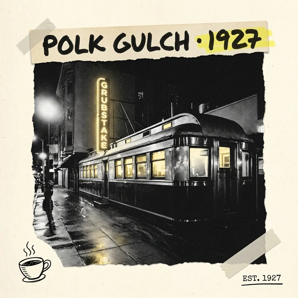 Grubstake Diner — the 1927 dining-car exterior