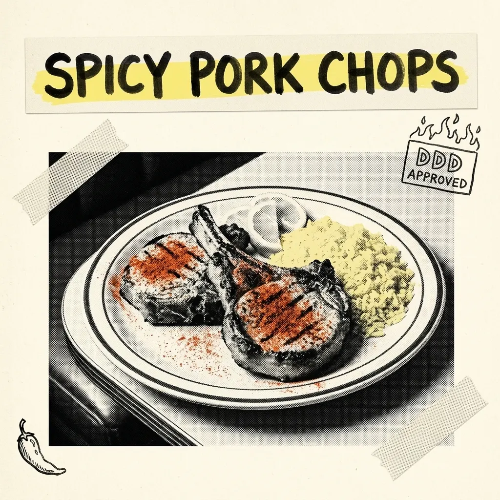 Grubstake Diner — spicy pork chops · Diners D&D