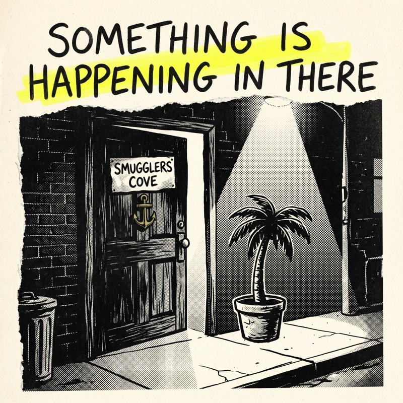 Smuggler's Cove — the unmarked entrance