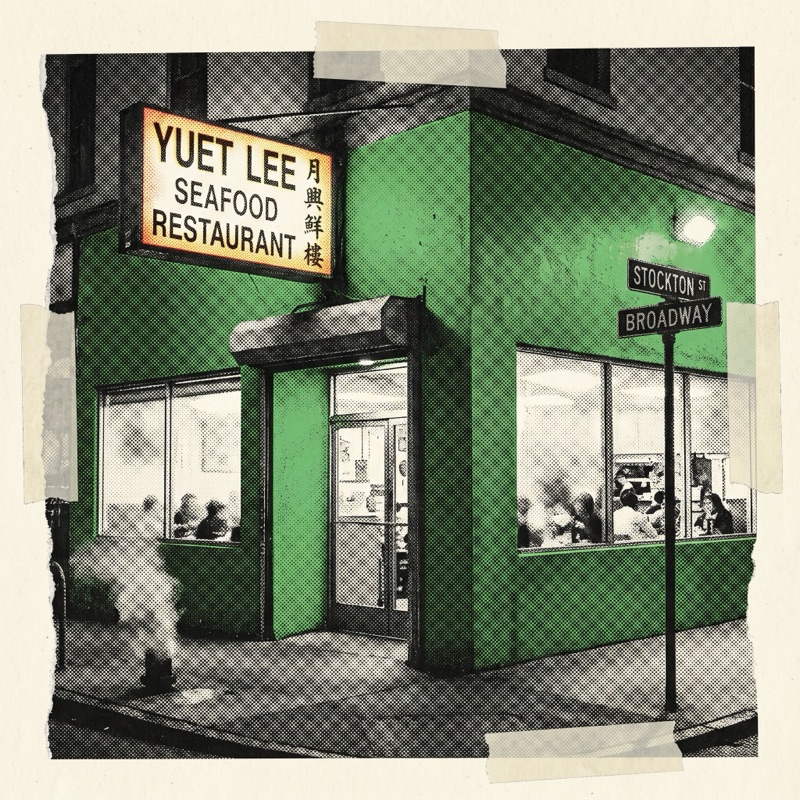 Yuet Lee Seafood Restaurant — the fluorescent green storefront