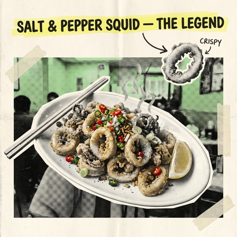 Yuet Lee Seafood Restaurant — salt & pepper squid